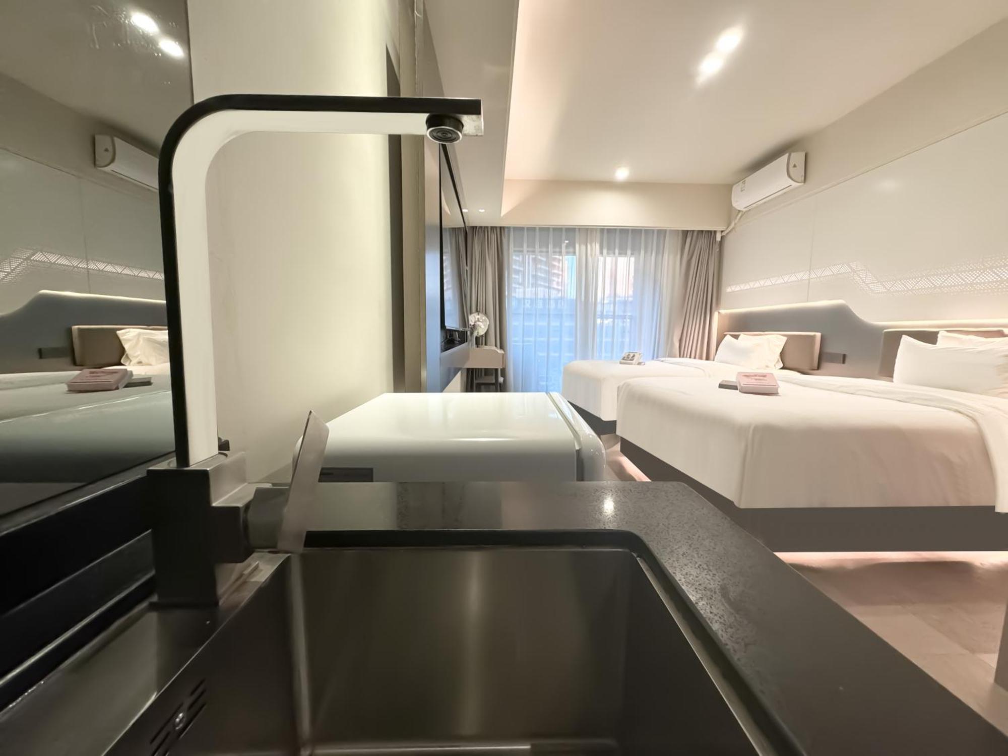 Guangzhou City Inn Hotel Apartment Changgang Eksteriør bilde